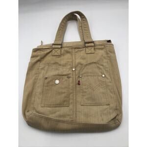 Vintage Levis Large Shoulder Satchel Handbag Purse Tote